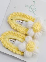 Cotton Bloom Soft Sarı Papatya Toka - Görsel 2